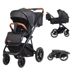 KOLICA 2U1 COCCOLLE NESSIA - CRNA