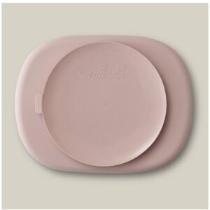 INTERBABY SILIKONSKI TANJUR S POKLOPCEM - DARK PINK - Slika 2
