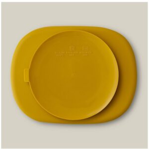 INTERBABY SILIKONSKI TANJUR S POKLOPCEM - EARTH OCHER - Slika 3