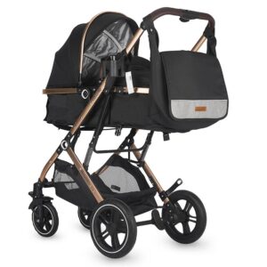 COCCOLLE RAVELLO 3U1 KOLICA - BLACK - Slika 8