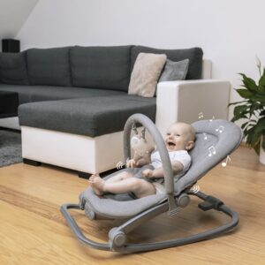 ZOPA LEŽALJKA RELAX 2 - MINT TRIANGLES/GREY - Slika 6