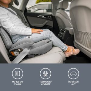 ZOPA AUTOSJEDALICA IBOOSTER I-SIZE - SILVER GREY - Slika 2