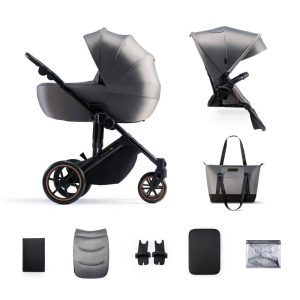 KINDERKRAFT DJEČJA KOLICA 2U1 PRIME 2 - SHADOW GREY