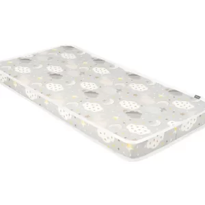 KIKKA BOO MADRAC FANTASIA 70X140X9 CM - CLOUDS GREY