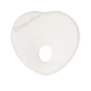KIKKA BOO ERGONOMSKI JASTUK S MEMORIJSKOM PJENOM HEART AIRKNIT WHITE