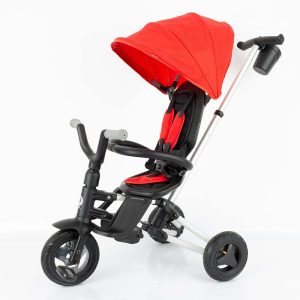 QPLAY NOVA SKLOPIVI TRICIKL SA GUMENIM KOTAČIMA - RED - Slika 5
