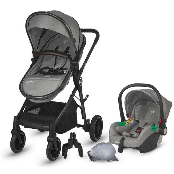 COCCOLLE AGO 3U1 KOLICA - NEUTRAL GREY