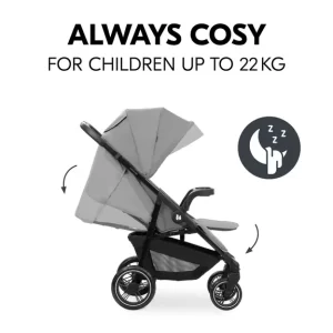 HAUCK KOLICA SHOP N CARE - GREY - Slika 13