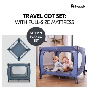 HAUCK PUTNI KREVETIĆ SLEEP N PLAY SQ SET - DARK BLUE - Slika 8