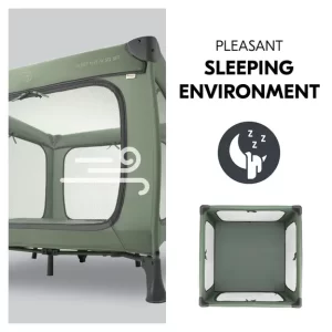 HAUCK PUTNI KREVETIĆ SLEEP N PLAY SQ SET - DARK GREEN - Slika 11