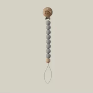 INTERBABY SILIKONSKI DRŽAČ DUDE - PETROL GREY - Slika 2