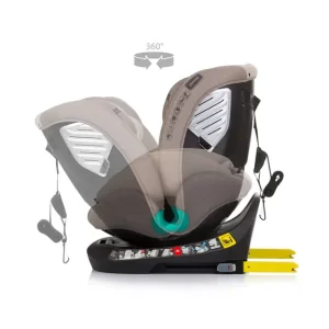 CHIPOLINO AUTOSJEDALICA 40-150 CM SUPREME - MACADAMIA - Slika 6