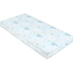 KIKKA BOO MADRAC FANTASIA 60X120X10 CM - CLOUDS BLUE