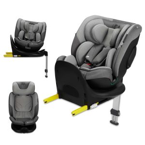 KINDERKRAFT I-FIX I-SIZE AUTOSJEDALICA 0-36 KG ( 40-150 CM ) 360 - SIVA