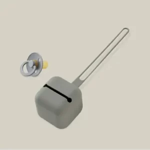 INTERBABY SILIKONSKA POSUDA ZA DUDU - PETROL GREY - Slika 4