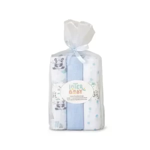 TETRA PELENE INTERBABY PANDA PLAVO 80X80 - 3 KOM - Slika 2