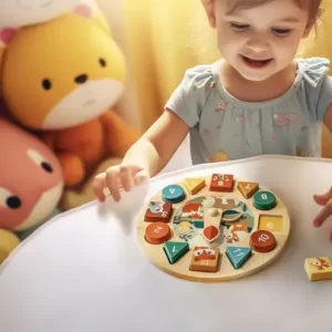 ZOPA DRVENI SAT S AKTIVNOSTIMA - Slika 2
