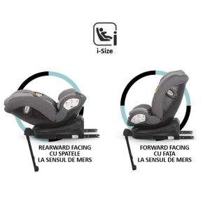 COCCOLLE SIDRA I-SIZE AUTOSJEDALICA 40-150 CM - DIAMOND BLACK - Slika 3