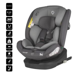 COCCOLLE NYOTA I-SIZE AUTOSJEDALICA 40-150 CM - DIAMOND BLACK - Slika 4