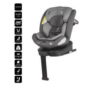 COCCOLLE SIDRA I-SIZE AUTOSJEDALICA 40-150 CM - DIAMOND BLACK - Slika 4