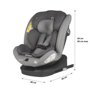 COCCOLLE NYOTA I-SIZE AUTOSJEDALICA 40-150 CM - MOONLIT GREY - Slika 8
