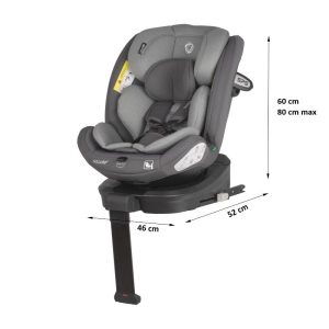 COCCOLLE SIDRA I-SIZE AUTOSJEDALICA 40-150 CM - DIAMOND BLACK - Slika 5