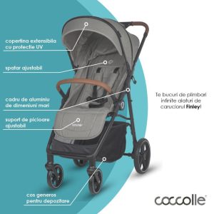 COCCOLLE FINLEY SPORTSKA KOLICA - SAND BEIGE/GREY - Slika 7