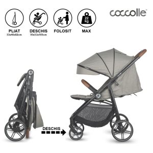 COCCOLLE FINLEY SPORTSKA KOLICA - SAND BEIGE/GREY - Slika 8