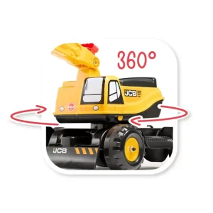 Falk bager JCB s otvarajućim sjedalom + kaciga - Slika 2