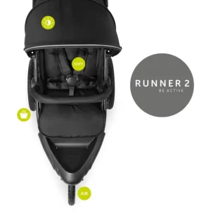 Hauck kolica Runner 2 Black - Slika 12