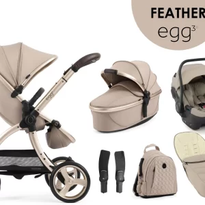 egg3® dječja kolica 6u1 - Feather