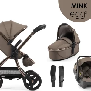 egg3® dječja kolica 4u1 - Mink
