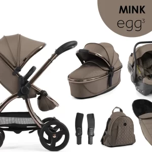 egg3® dječja kolica 6u1 - Mink