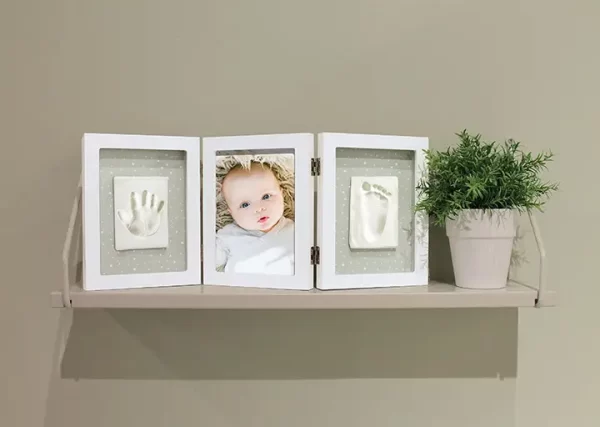 Dooky Happy Hands Baby print trostrukim okvirom i otiskom White