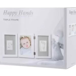 Dooky Happy Hands Baby print trostrukim okvirom i otiskom White - Slika 3