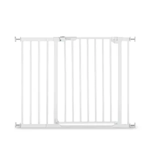 Hauck zaštitna ograda Clear Step 2 Set (75 - 80 cm) + 21 cm produžetak Bijela