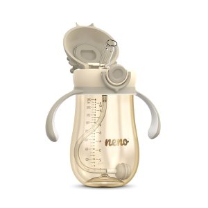 NENO MIO 2 Crown bočica sa slamkom 280 ml, Brown - Slika 9