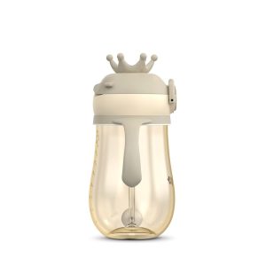 NENO MIO 2 Crown bočica sa slamkom 280 ml, Brown - Slika 8