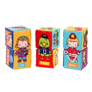 Molto Cubes & Fun kocke od mekane tkanine - Slika 7