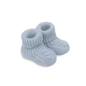InterBaby Set prekrivač, kapica i papučice Plavo - Slika 6