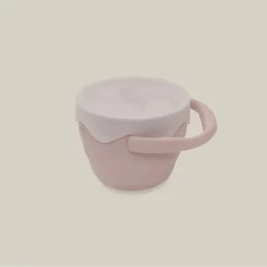 InterBaby sklopivi silikonski držač za grickalice Dark Pink