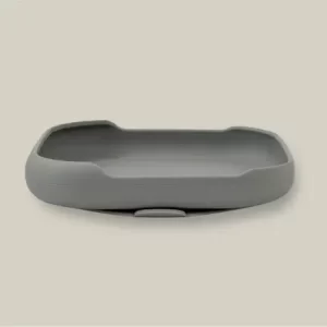 InterBaby silikonski tanjur s vakuumskom podlogom Petrol Grey