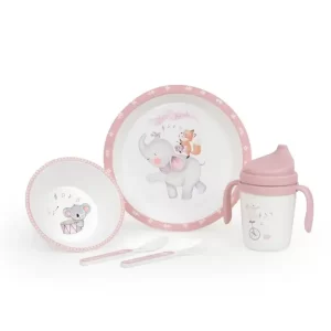 Interbaby set za jelo 5/1 Music Roza