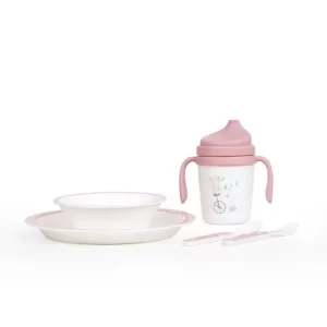 Interbaby set za jelo 5/1 Music Roza - Slika 3