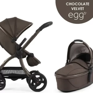 egg3® dječja kolica 2u1 - Chocolate Velvet