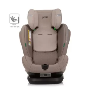 Chipolino autosjedalica I-SIZE 40-150 cm ISOFIX 360 "PEAK" macadamia - Slika 5