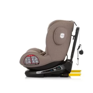 Chipolino autosjedalica I-SIZE 40-150 cm ISOFIX 360 "PEAK" macadamia - Slika 4