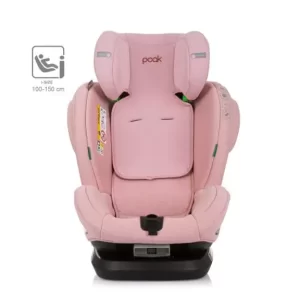 Chipolino autosjedalica I-SIZE 40-150 cm ISOFIX 360 "PEAK" flamingo - Slika 5