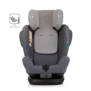Chipolino autosjedalica I-SIZE 40-150 cm ISOFIX 360 "PEAK" granite - Slika 5
