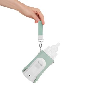 Lionelo Thermup Go Evo električni prijenosni grijač bočica, Green Sage - Slika 2